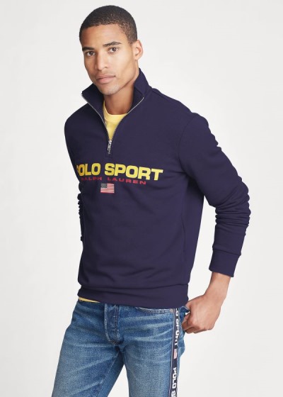 Sudaderas Polo Ralph Lauren Hombre Azul Marino - Polo Sport Fleece - KFNAQ0387